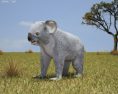 Koala Low Poly 3D-Modell