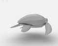 Leatherback Sea Turtle Low Poly 3D模型