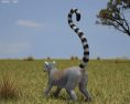 Lemur Low Poly 3D модель