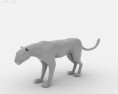 Leopard Low Poly 3D模型