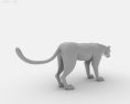 Leopard Low Poly 3D模型