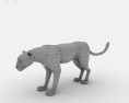 Leopard Low Poly Modelo 3D