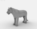 Lioness Low Poly Modelo 3D