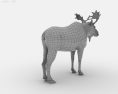 Moose Low Poly Modello 3D
