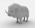 Muskox Low Poly 3Dモデル