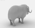 Muskox Low Poly 3D-Modell