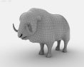 Muskox Low Poly 3D-Modell