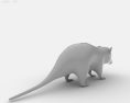 Opossum Low Poly 3D модель