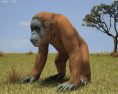 Orangutan Low Poly 3D模型