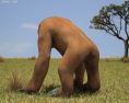 Orangutan Low Poly Modello 3D