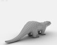 Otter Low Poly Modello 3D