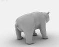 Panda Low Poly 3D-Modell