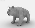 Panda Low Poly 3D模型