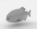 Piranha Low Poly 3d model