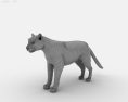 Puma Low Poly 3D модель