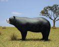 Spectacled Bear Low Poly 3d model