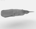 Sperm whale Low Poly 3d model