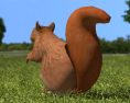 Squirrel Low Poly 3Dモデル