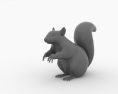 Squirrel Low Poly Modello 3D