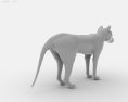 Thylacine Low Poly Modelo 3D