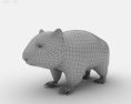 Wombat Low Poly 3D модель