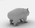 Wombat Low Poly Modèle 3d