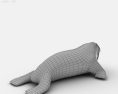 Walrus Low Poly 3D 모델 