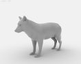 Wolf Low Poly 3D-Modell
