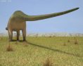 Apatosaurus (Brontosaurus) Low Poly Modèle 3d