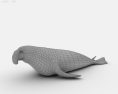 Elephant Seal Low Poly 3D 모델 