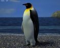 Emperor penguin Low Poly 3Dモデル