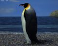 Emperor penguin Low Poly 3D-Modell