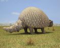 Glyptodon Low Poly 3D 모델 