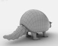 Glyptodon Low Poly Modèle 3d