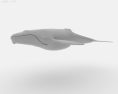 Humpback whale Low Poly Modelo 3d