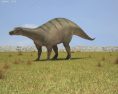 Iguanodon Low Poly Modèle 3d