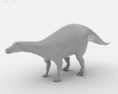 Iguanodon Low Poly Modelo 3d