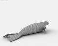 Leopard Seal Low Poly Modello 3D