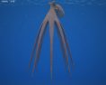 Octopus Low Poly 3D-Modell