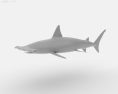 Smooth Hammerhead Shark Low Poly 3D 모델 