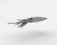 Squid Low Poly 3D 모델 