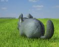 Chinchilla Low Poly 3D 모델 