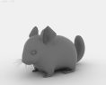 Chinchilla Low Poly 3D 모델 
