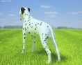 Dalmatian Low Poly 3Dモデル