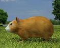 Hamster Low Poly 3Dモデル
