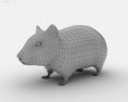 Hamster Low Poly 3D模型