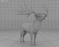Irish Elk Low Poly 3D модель