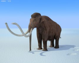Mammoth Low Poly 3D model