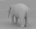 Mastodon Low Poly Modelo 3D