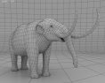 Mastodon Low Poly 3Dモデル